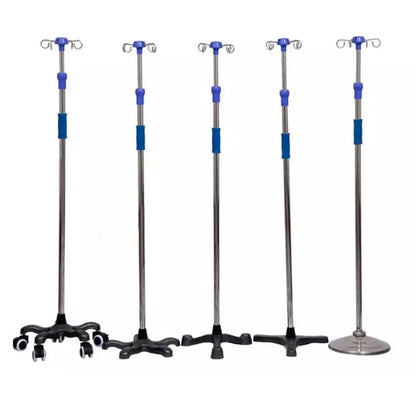 MT Medical China Factory Mobile Iv Drip Stand Height Adjust  Pole