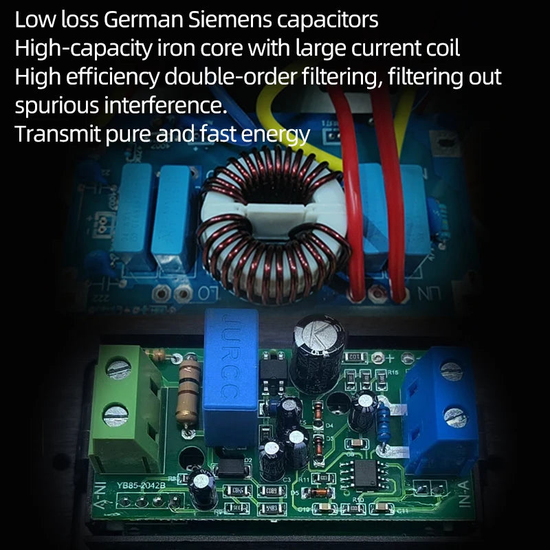 Hi-end EU Hifi Power Filter for Standard EU Socket Noise-free Audio Purifier Filter Power Conditioner with EU Outlets Strip