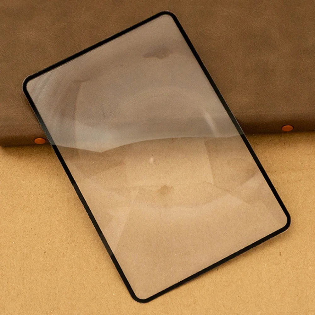 5-20PCS PVC Ultra Thin Magnifying Glass Book Page 3X Magnifier Sheet Reading Magnifying Lens Large Sheet Magnification Loupe