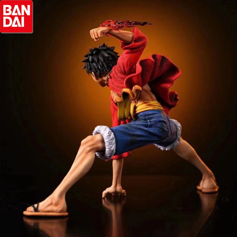 18cm One Piece Luffy Figures Monkey D. Luffy Battle Style Action Figures Anime Collection PVC Model Doll Toys Kid Birthday Gifts