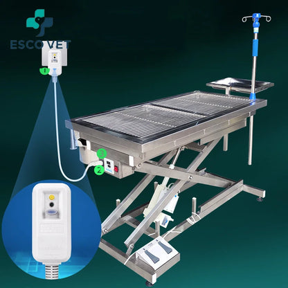 Esco Vet Hydraulic Elevation System Veterinary Exam Surgical Stainless Steel Table Vet Operating Table For Dogs