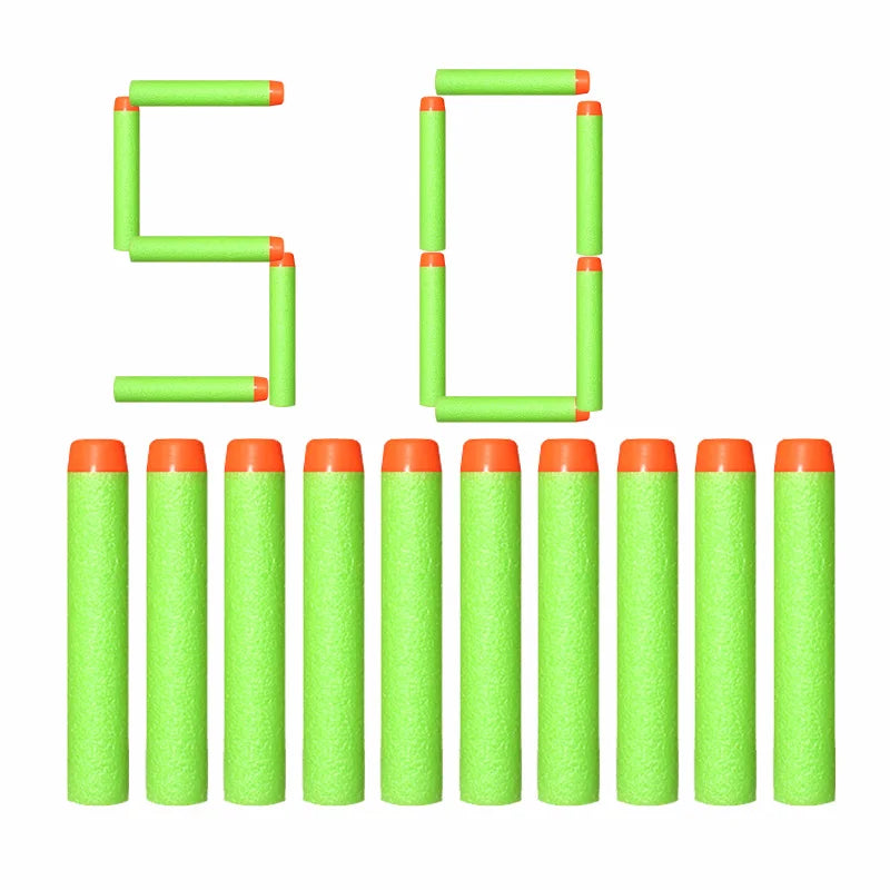 Refill Darts Bullets EVA Soft Hollow Hole Head Bullet Guns Accessories For Nerfs N-strike Elite Series Blasters Toy For Children