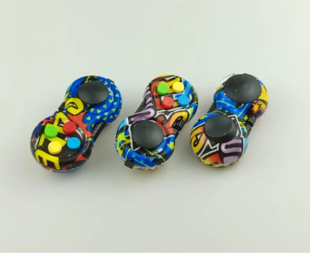 1pc Game Fidget Pad Stress Reliever Squeeze Fun Magic Desk Toy Handle Toys Stress Decompression Gift Key Mobile Phone Accessory