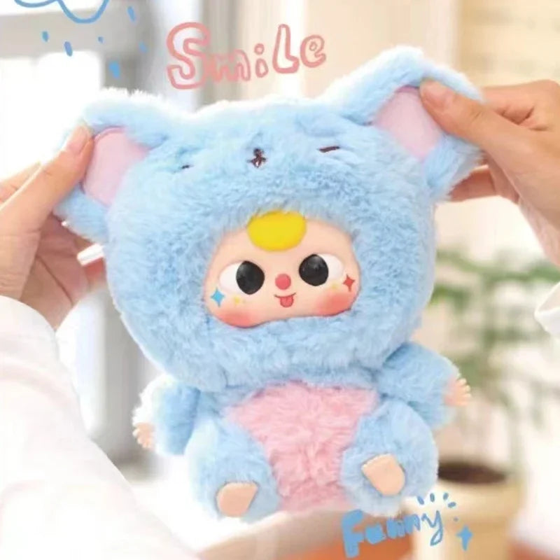 Baby Three 12 Chinese Zodiac Series Plush Blind Box Toys Mystery Box Cajas Misteriosas Anime Figures Kawaii Dolls for Girls Toys