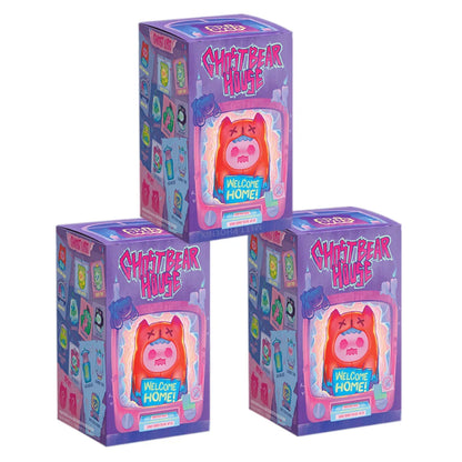 Finding Unicorn ShinWoo Ghost bear house Series  Blind Box Toys Cute Action Anime Figure Kawaii Mystery Box Designer Model  Gift