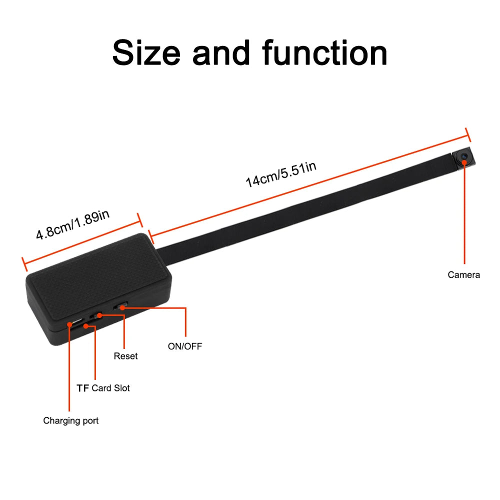 Mini Camera HD 1080P Infrared Night Vision WiFi Camera DIY Portable Wireless Module Remote View P2P Camcorder Video Recorder