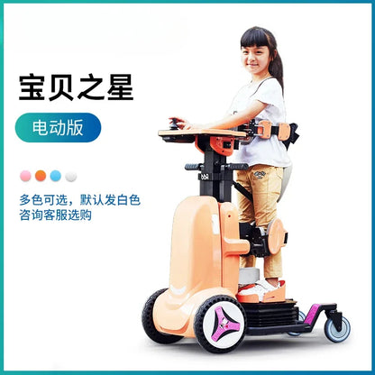 Disabled intelligent transfer machine for elderly rehabilitation training, multifunctional standing electric wheelchair
