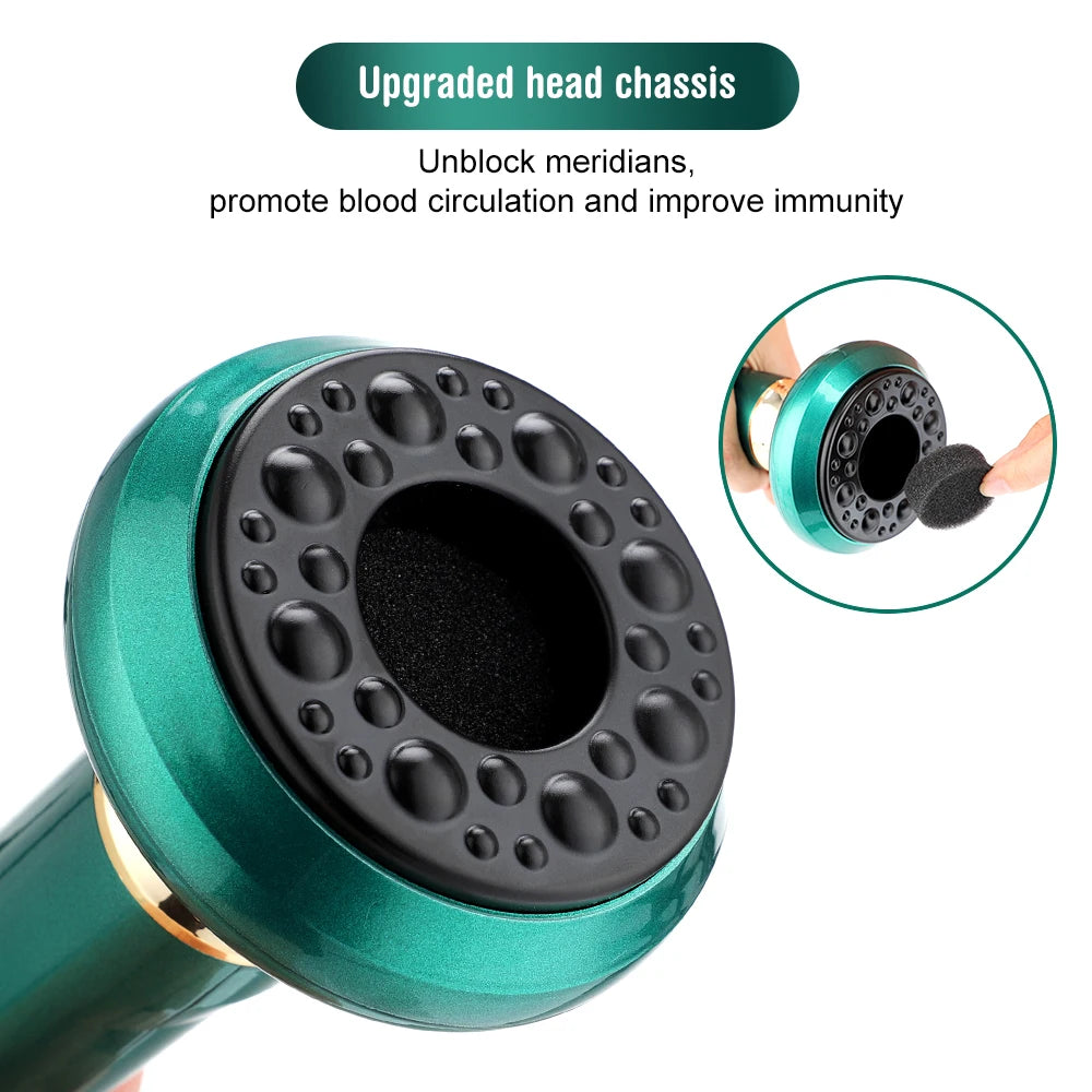 Chinese Electric Suction Medical Cupping Therapy Set Beauty Massager Glass Jars Anti Cellulite Cupping Vacuum Slimming Guasha