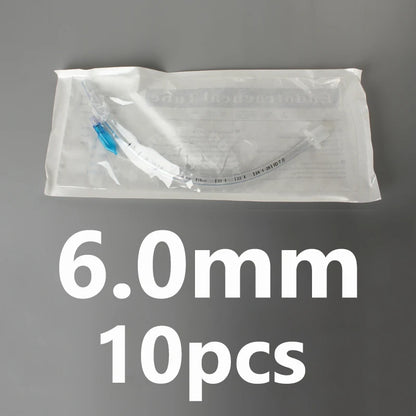 10pcs Endotracheal Tube with Cuff ID 2.0-10mm Sterilized Tracheal Tube for Veterinary Medical Consumables