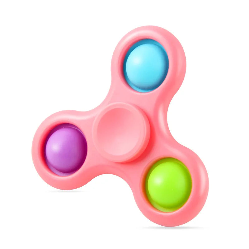 New Fidget Spinner Toys Hand Fingertip Multi-color Spnining Top Stress Relief Decompression Adults Toy Gifts for Boys Girls