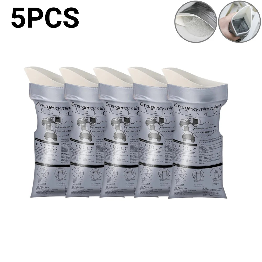 Outdoor Emergency Urinate Bags Disposable Piss Bags Travel Mini Mobile Toilet Women Men Portable Urine Bag Baby Vomiting Bag