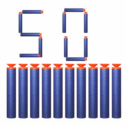Refill Darts Bullets EVA Soft Hollow Hole Head Bullet Guns Accessories For Nerfs N-strike Elite Series Blasters Toy For Children