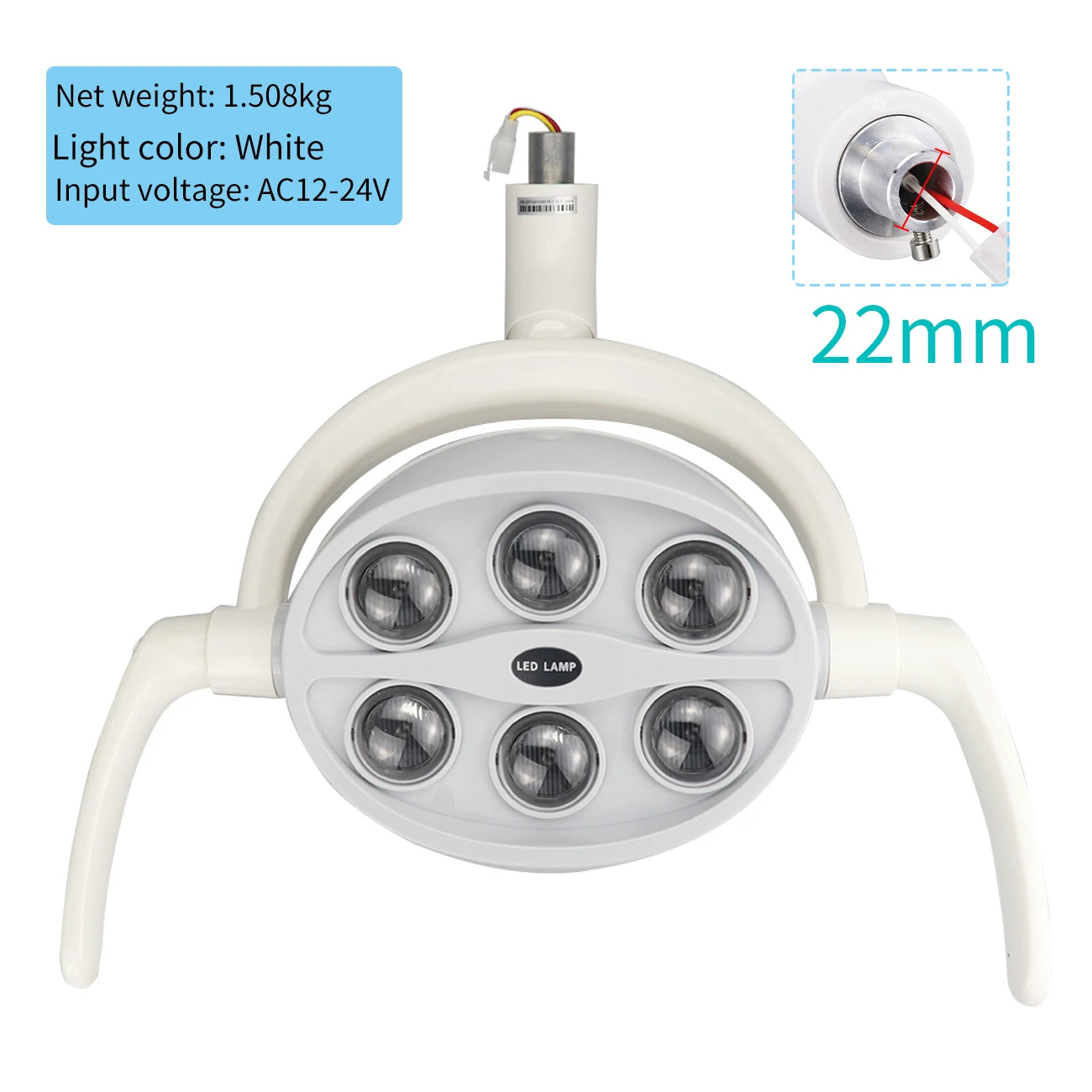 Dental Unit Lamp Led Lamp For Dentistry Chair Unit Surgical Lighting Shadowless Lamp Medical Tools For Oral Teeth