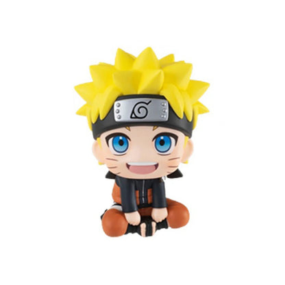 9 CM Anime Naruto Characters Uzumaki Naruto Kakashi Uchiha Sasuke Itachi Cute Toys Q Version Figurals Car Decoration Model Gift