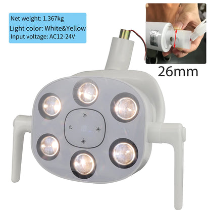 Dental Unit Lamp Led Lamp For Dentistry Chair Unit Surgical Lighting Shadowless Lamp Medical Tools For Oral Teeth