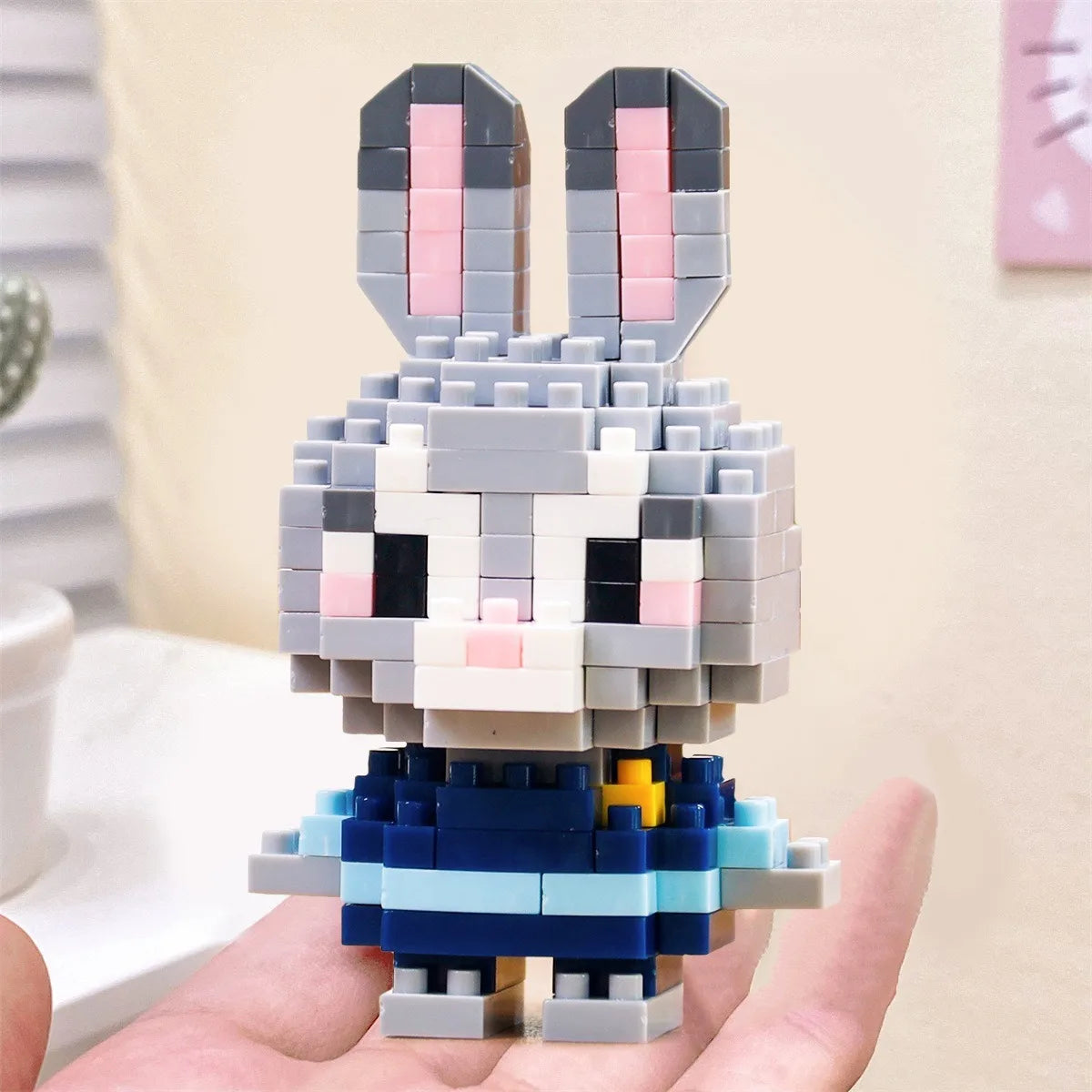 Disney Anime Princess Building Blocks Stitch Mickey Mouse mini Action toy Figures Blocks Toys Bricks Assemble Toys Kids Gifts