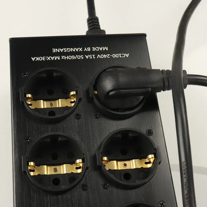 8-bit European Standard 15 Amp 100-240 Volt Rated Power Filter power Purifier Socket