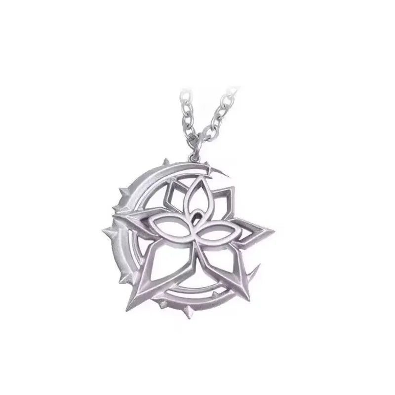 Game Honkai Impact 3 Elysia Cosplay 3D Alloy Pendant Necklace Unisex Jewelry Accessories Props Xmas Gift