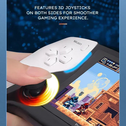 40000+Game in Your Pocket New Project X Portable Pocket Video Game Console 128G 4.3” IPS Screen Dual Speaker Stereo Support PS1