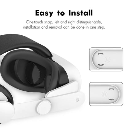 Adjustable Head Strap 6000mAh Battery Replacement Head Strap Extend VR Playtime Head Strap Battery Head Band for Meta Quest 3S/3