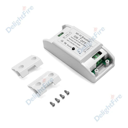 DIY Smart Light WiFi Switch Tuya Smart Life APP Wireless Remote Control 10A Smart Home Breaker Works With Alexa Google Home