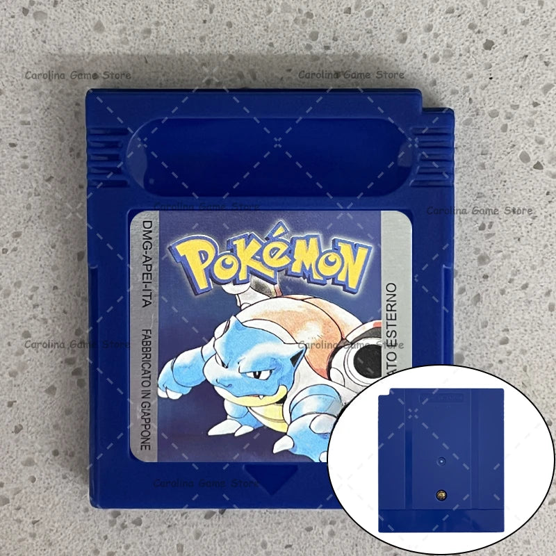 GBC Video Game Cartridge Console Card Pokemon Blue/Crystal/Green/Gold/Red/Silver/Yellow High Quality with Multi-language