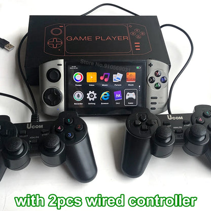 High-definition display high-resolution handheld game console retro two-player video game console