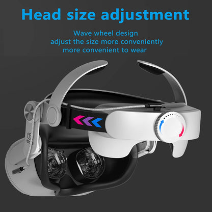 For Oculus Quest 2 Elite Adjustable Head Strap Battery Replacement Halo Strap Power Battery Pack For Quest2 VR Accessories