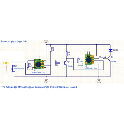 10pcs Multi-function Delay Trigger Timing Chip Module Timer Ic Timing 2s - 1000h Automation Kit