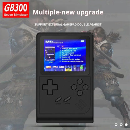 GB300 Handheld Game Console Retro Mini Portable Game Player 3.0 Inch Screen 6000 Video Games for SF/SFC/GB/GBA Support AV Output