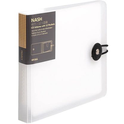 CD Bag Organizer Disc Storage Pouch DVD Binder Media Case Portable Cases Binders