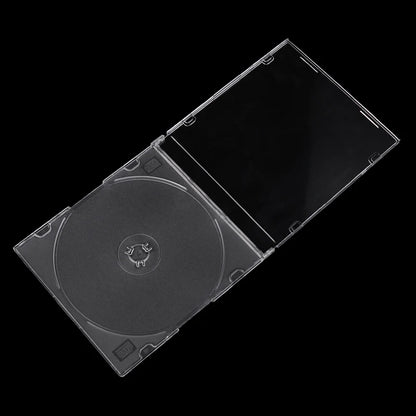 CD Storage Case Transparent Stand Acrylic Holders Ultra-thin Model With Film Disc Shell For CDs DVD Storage Holder Transparent
