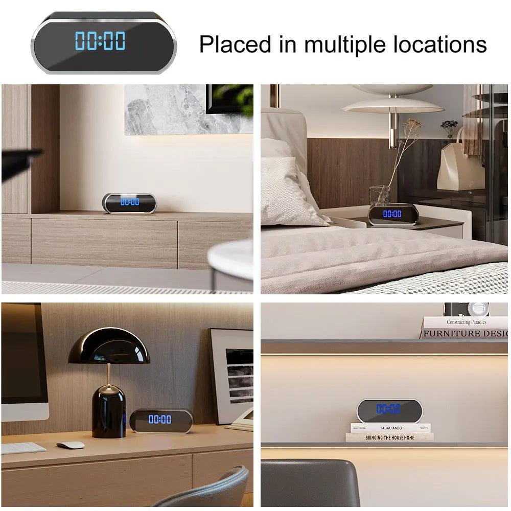 1080P Night Vision Camera Secret Invisible Camera Home Security Monitoring Supporting WiFi 1080P Full HD Mini Camera