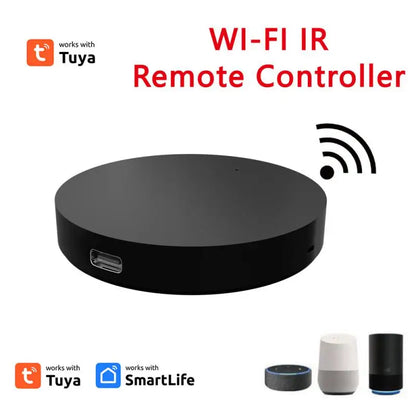 TUYA Smart Home Wifi IR Remote Control Smart WiFi Universal Infrared For TV DVD AUD AC Works With Alexa Google Home Yandex Alice