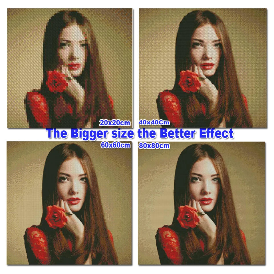 Mystery gift Mysterious 5D DIY Diamond Painting full drill mosaic custom photo 5D Diamond Embroidery Painting Surprise Box