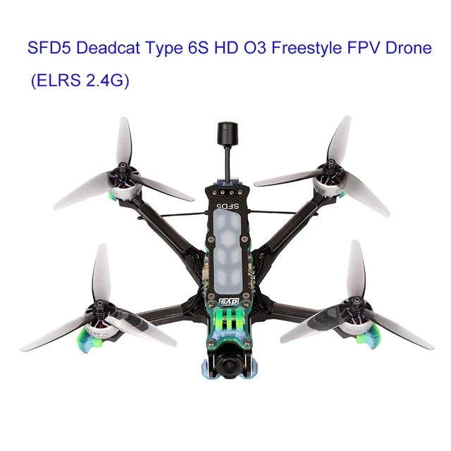 DYS SFD5 Deadcat Type 5 Inch Freestyle FPV Drone 6S HD O3 Carbon Fiber FPV Racing Drone