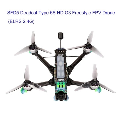 DYS SFD5 Deadcat Type 5 Inch Freestyle FPV Drone 6S HD O3 Carbon Fiber FPV Racing Drone