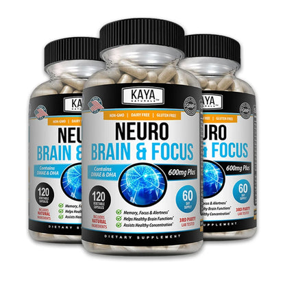 Helps Improve Cognitive Performance, Stress Relief and Brain Memory, Concentration and IQ Supplemen