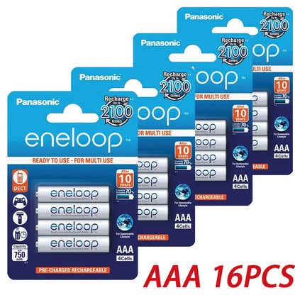 Panasonic Eneloop original AA AAA rechargeable battery 1.2v 1900mAh 800mAh pre-charged nimh suitable for flashlight camera toys