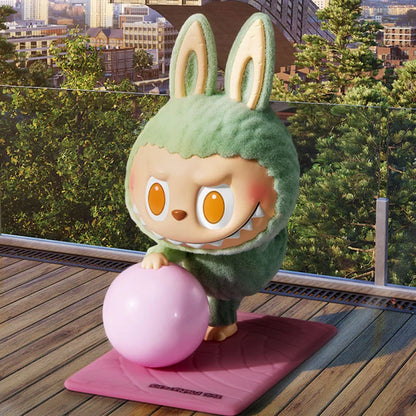 POP MART LABUBU THE MONSTERS Lazy Yoga Series Blind Box Toys Kawaii Anime Action Figure Caixa Caja Surprise Mystery Box Dolls