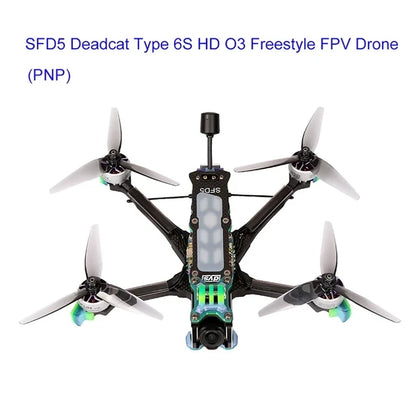 DYS SFD5 Deadcat Type 5 Inch Freestyle FPV Drone 6S HD O3 Carbon Fiber FPV Racing Drone
