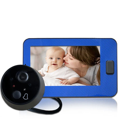 4.3 inch Video peephole Digital Door Camera Doorbell IR Night Vision 170 Degree Angle Peephole Camera Monitor Visual Doorbell