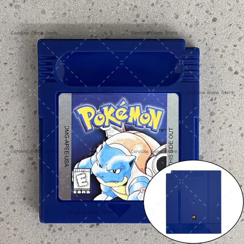 GBC Video Game Cartridge Console Card Pokemon Blue/Crystal/Green/Gold/Red/Silver/Yellow High Quality with Multi-language