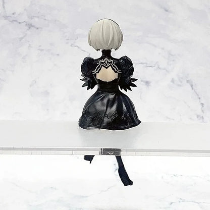 Anime NieR:Automata YoRHa No. 2 Type B Action Figure Hunter 2b Noodle Stopper Figurine Car Ornaments PVC Collection Model Toys