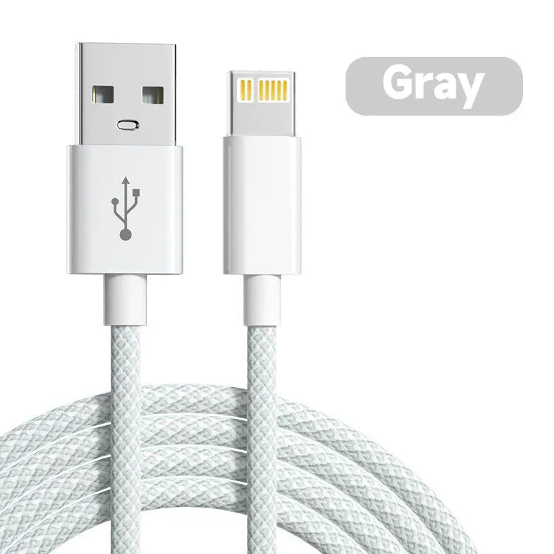 20W PD USB To iPhone Charger Cable For Apple iPhone 14 13 12 11 Pro Max mini X XS XR 8 7 6 Plus SE 2020 Fast Charging Weave Wire