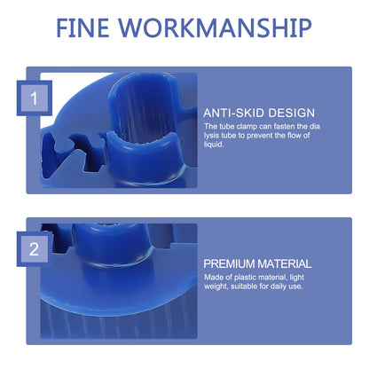 Permeable Pipe Clamp Peritoneal Dialysis Tube Flow Controller Supplies Accessories Clip for Tubes Clamps Clips Supply