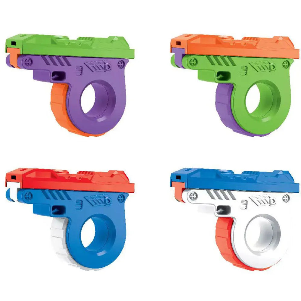 Stress Reducing Safe Toys Gun Pistol For Kids Whistles Multiple Colors Relaxation Toy Gun Age 3+