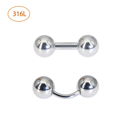 1Pc 316L Surgical Steel Curved Barbell Christina Vertical Hood Piercings Sexy Vagina Piercings Genital Piercing VCH Body Jewelr