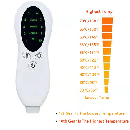 Upgrade Electric Heating Pad Soft Crystal Velvet Electric Heating Blanket Winter Foot Hand Abdomen Warmer Washable EU UK US Plug