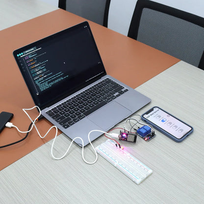 Professional ESP32 Automation Project Starter Kit for Arduino Programming DIY Electronic Complete Circuit Learning Education Kit